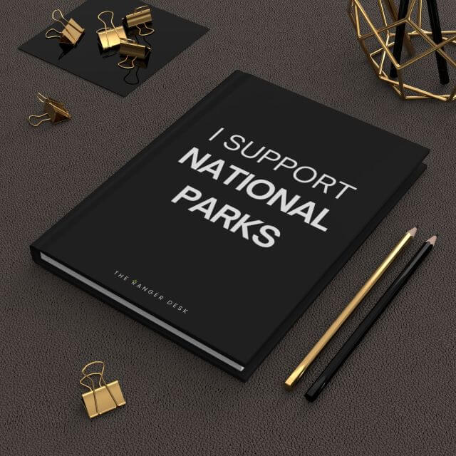 I Support National Parks Hardcover Journal - Image 2