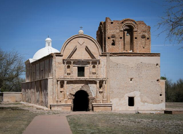 ruins of a large historic chapel